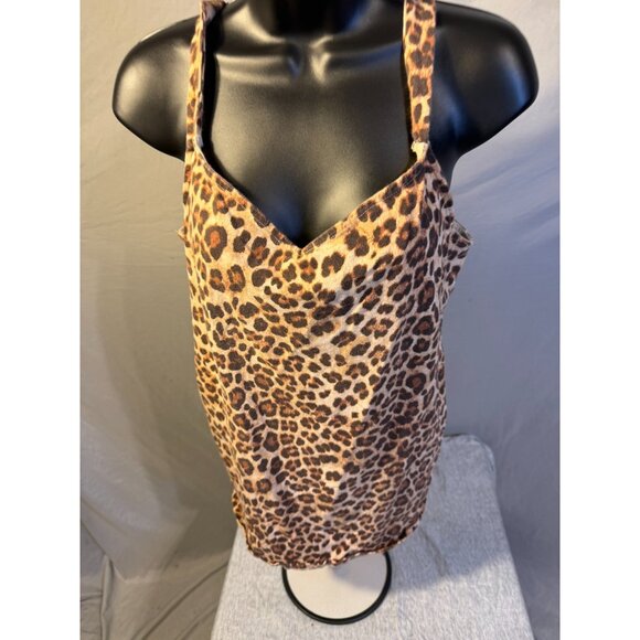 Torrid Cami Tank Top Cheetah Print Stretch Womens Plus SIze 2 2X Sexy - Picture 2 of 2